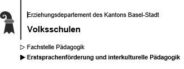 Logo Erziehungsdepartement Basel-Stadt (LICIT/HSK)